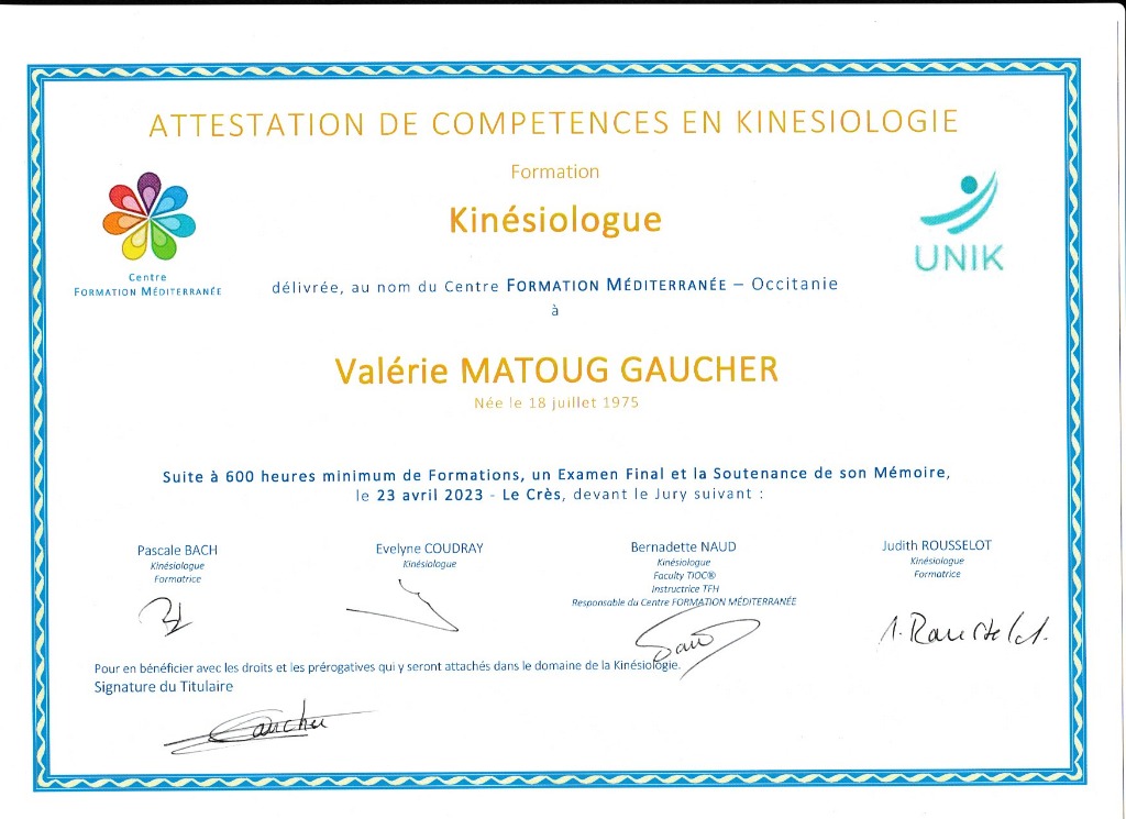 photo activite Valérie Matoug Gaucher Sophrologue 