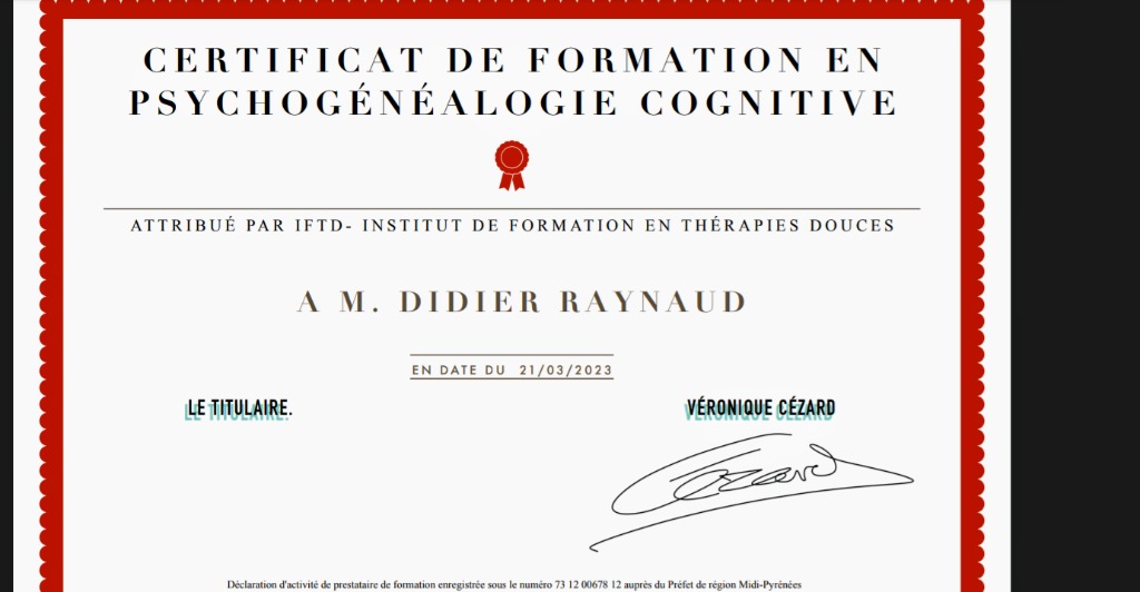 photo diplome Didier Raynaud 