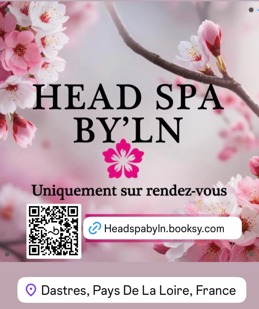 photo diplome Head spa by’ln