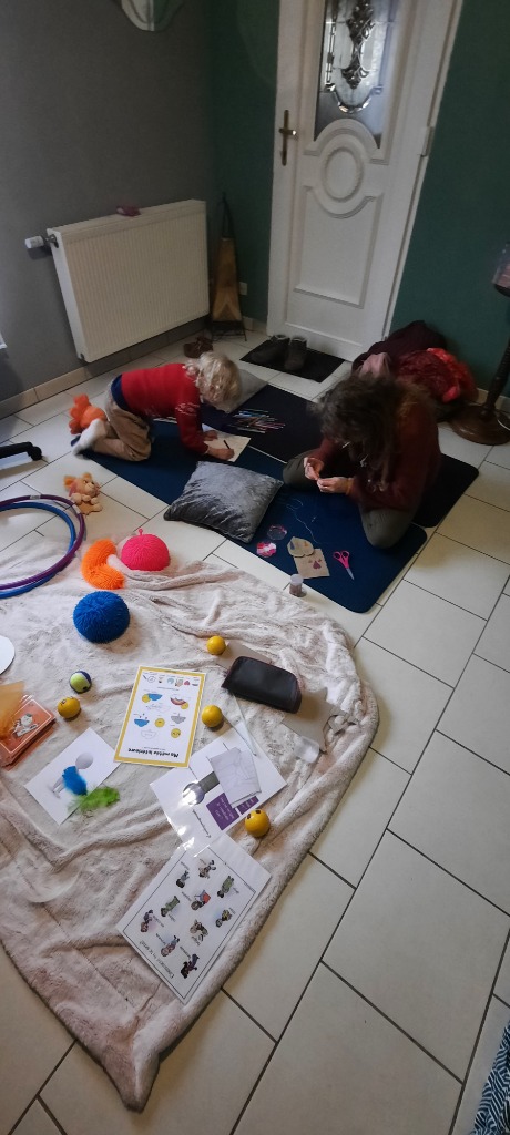 photo seance Sandra Boulnois Sophrologue