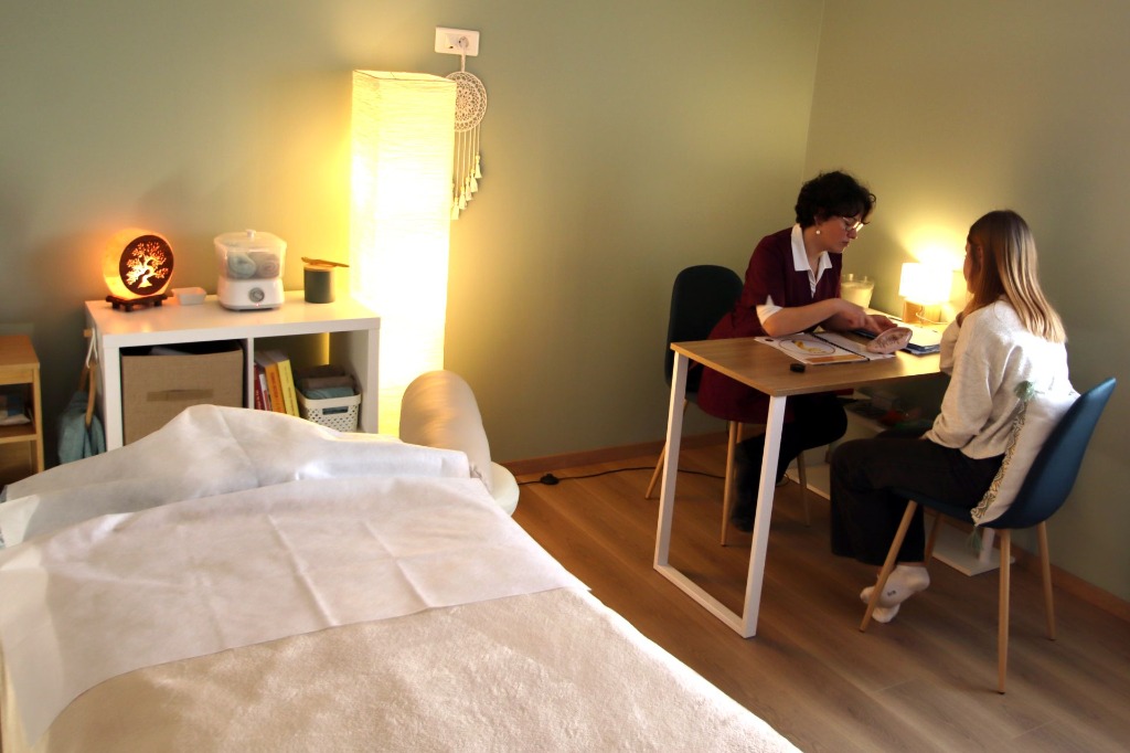 photo cabinet Céline Réflexologue 