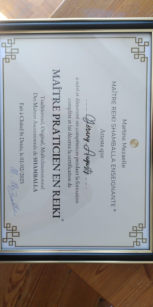 photo diplome Gérany AUGUSTY