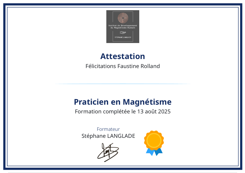 photo diplome Faustine Rolland