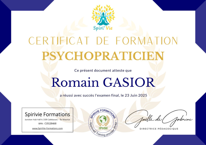 photo diplome Romain GASIOR