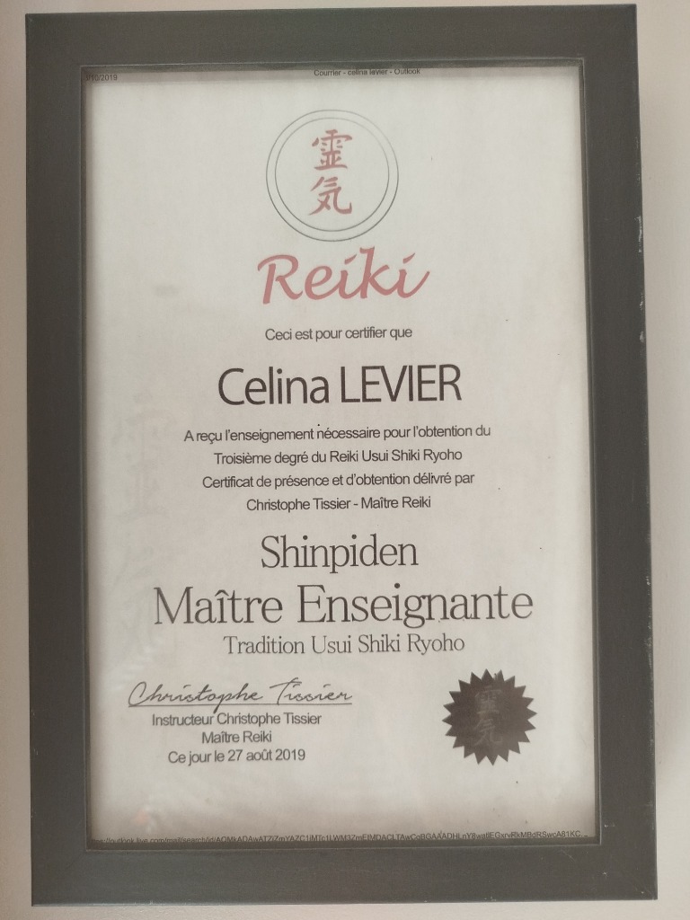 photo diplome Celinasana
