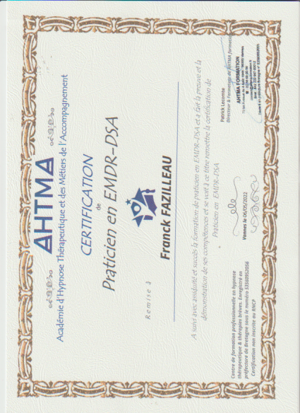 photo diplome Fasilleau frank