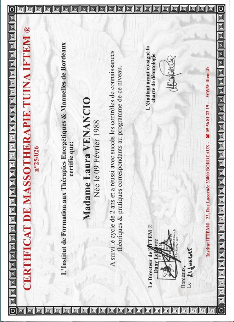 photo diplome Laura Venancio 