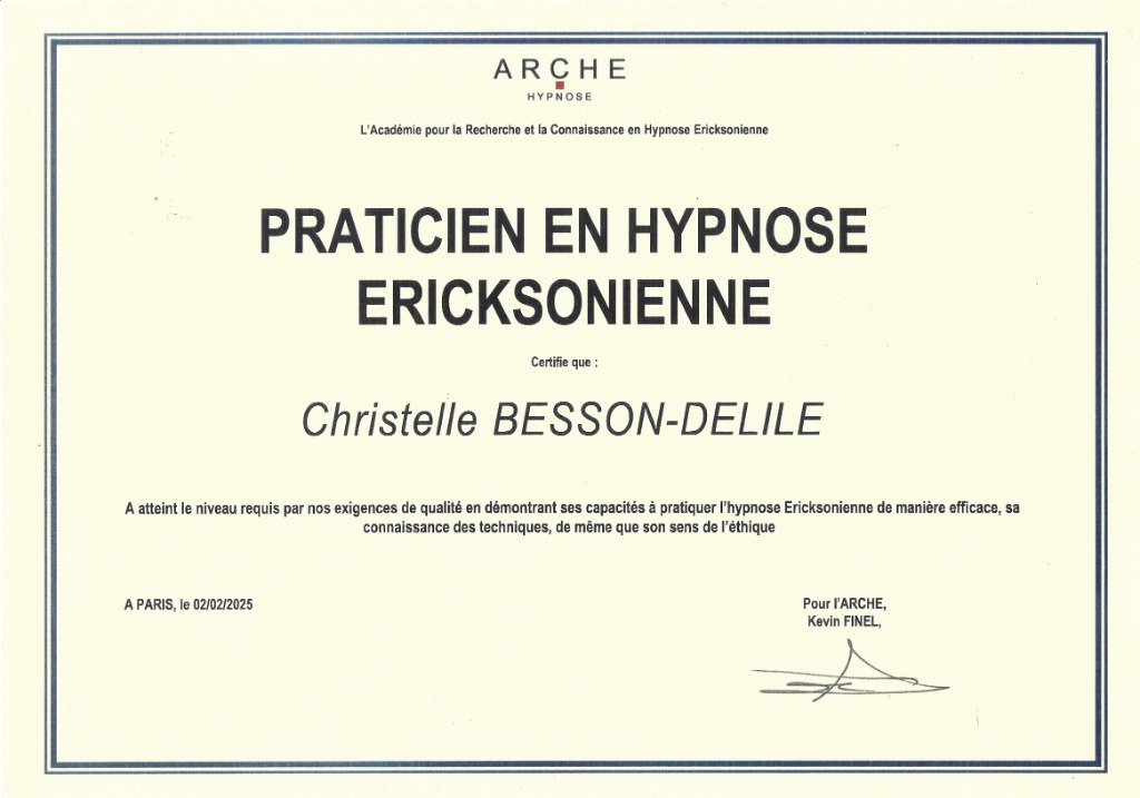 photo diplome Christelle Besson-Delile