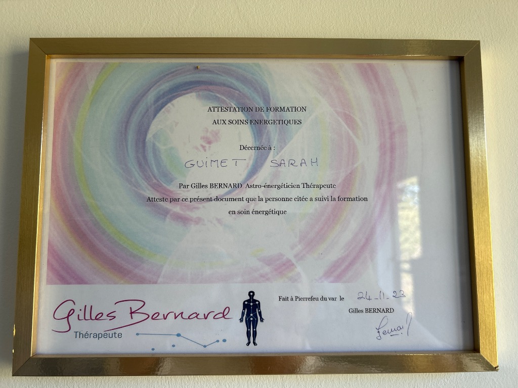 photo diplome Sarah énergie