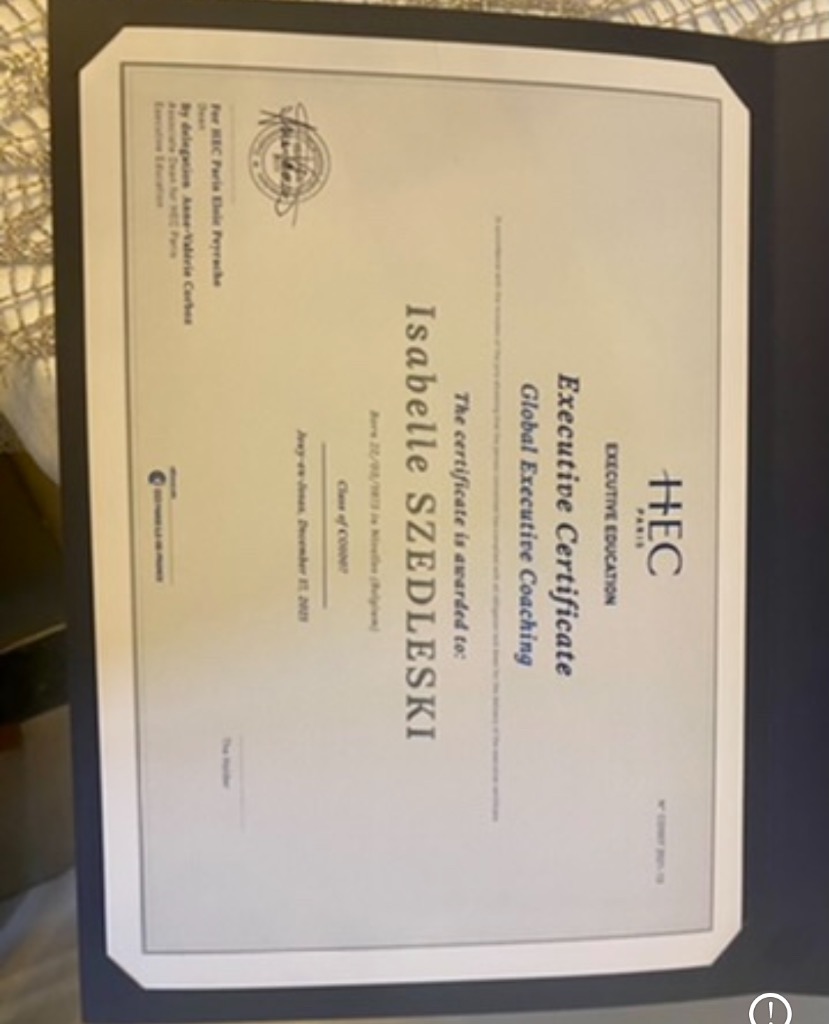 photo diplome Leader Conscient