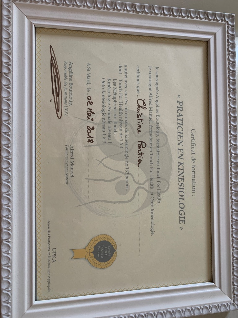 photo diplome Christine PORTIER