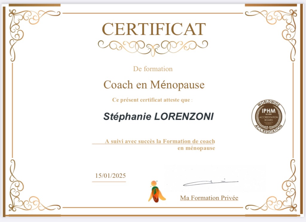 photo diplome Stephanie LORENZONI 