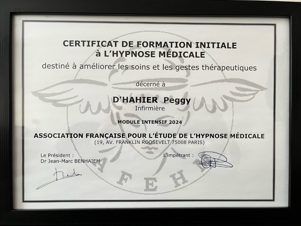 photo diplome Peggy d’Hahier