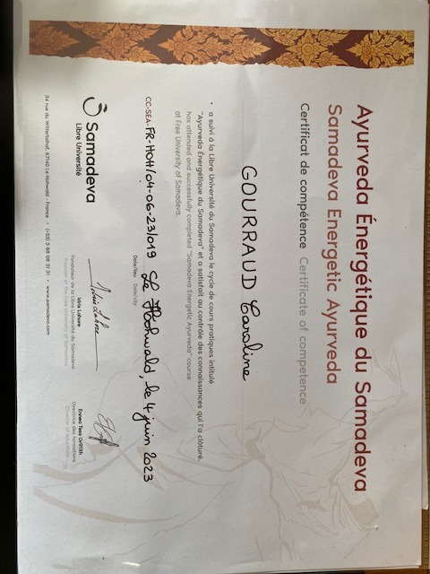 photo diplome Caroline Gourraud