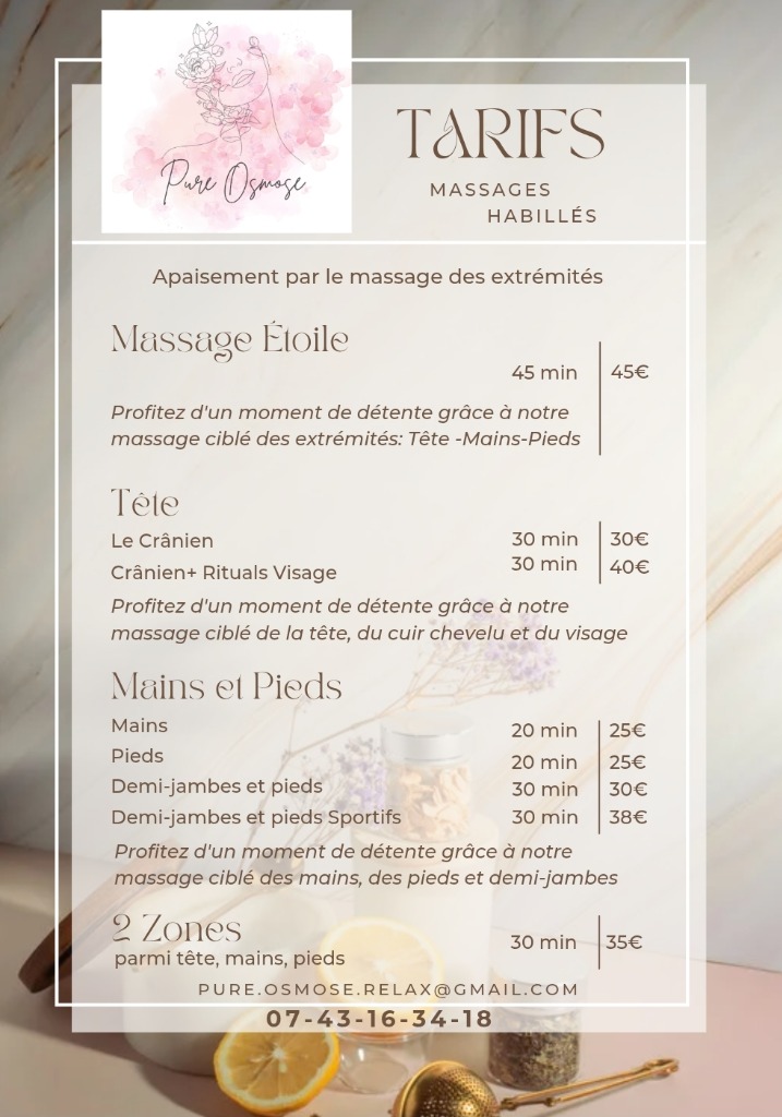 photo seance Pure Osmose 