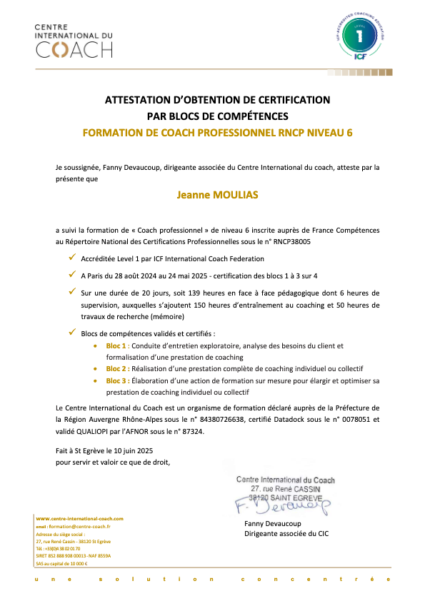 photo diplome JM ACCOMPAGNEMENT