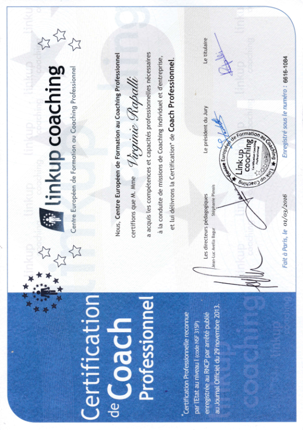 photo diplome Virginie Rapalli