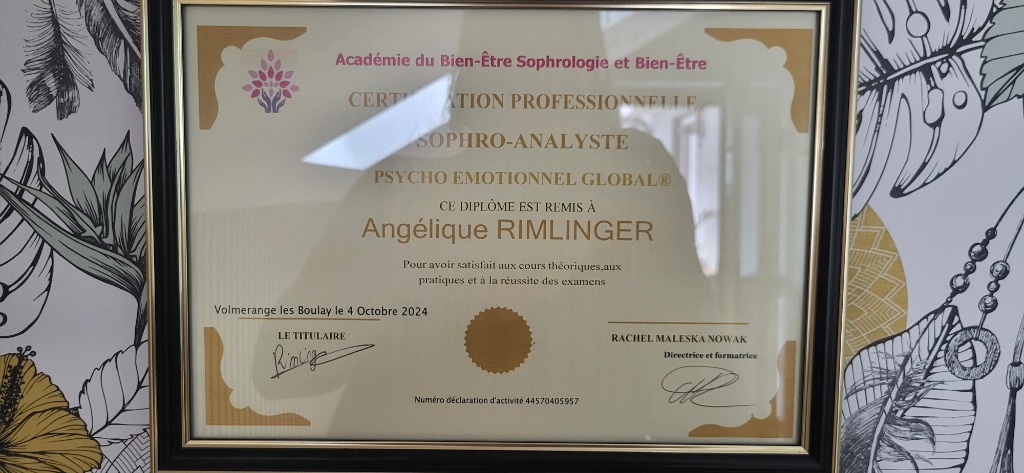 photo diplome Angélique rimlinger