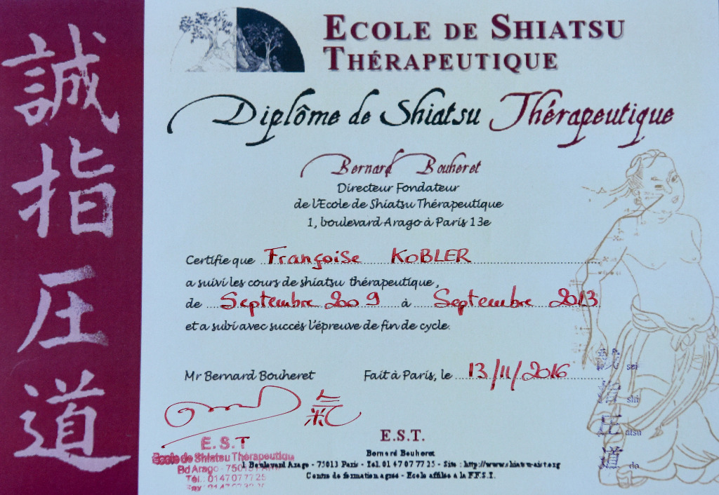 photo diplome Kobler Françoise