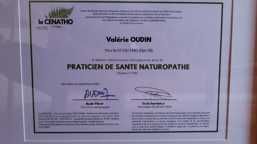 photo diplome Valérie OUDIN