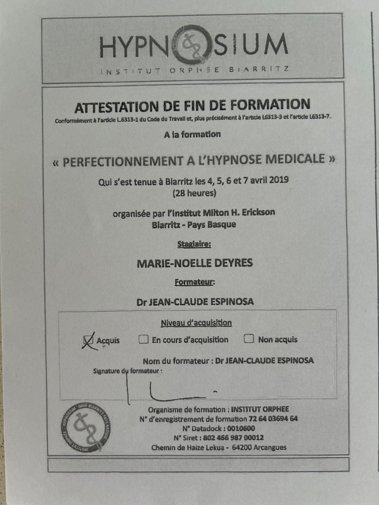 photo diplome Marie DEYRES 