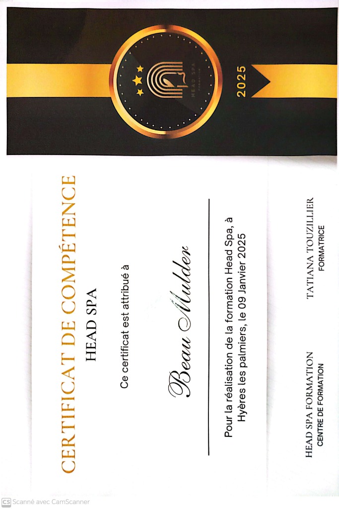 photo diplome Beau MULDER