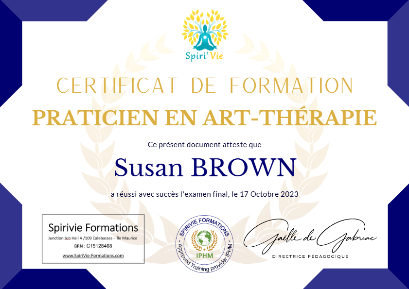 photo diplome Susan Brown