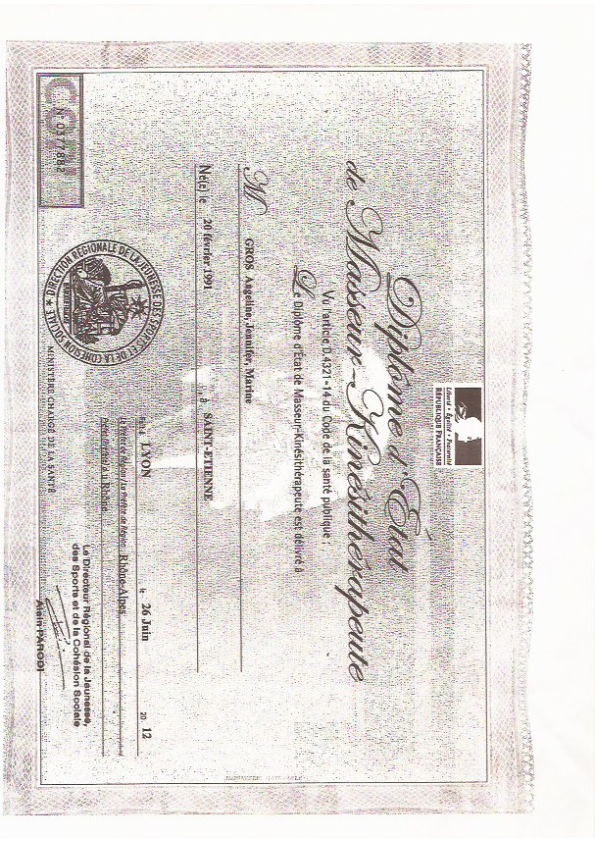 photo diplome Angeline GROS 