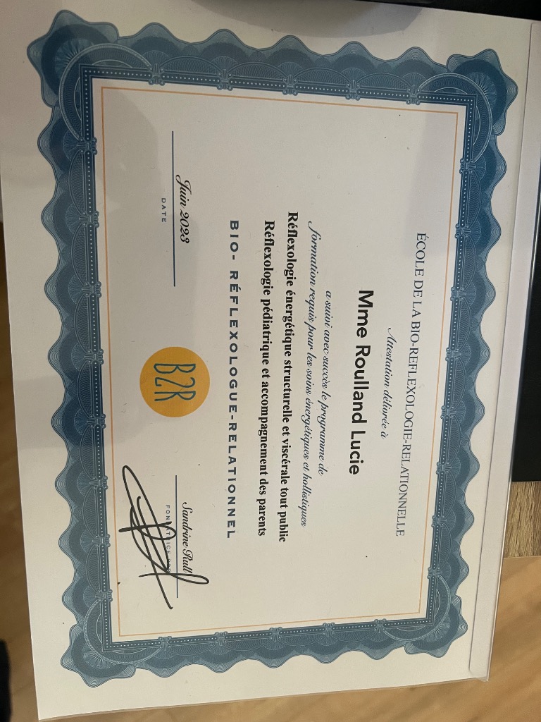 photo diplome LUCIE ROULLAND