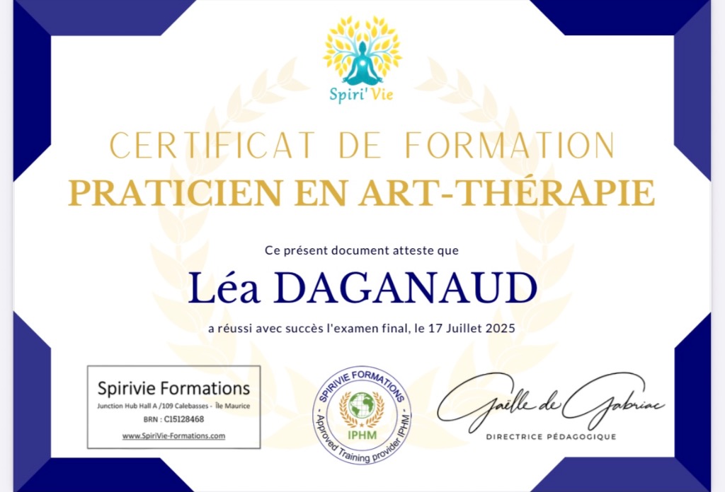 photo diplome Léa Daganaud