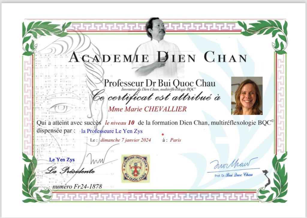 photo diplome Marie CHEVALLIER