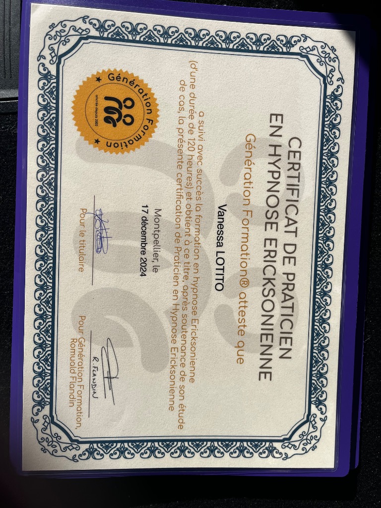 photo diplome Vanessa Lotito