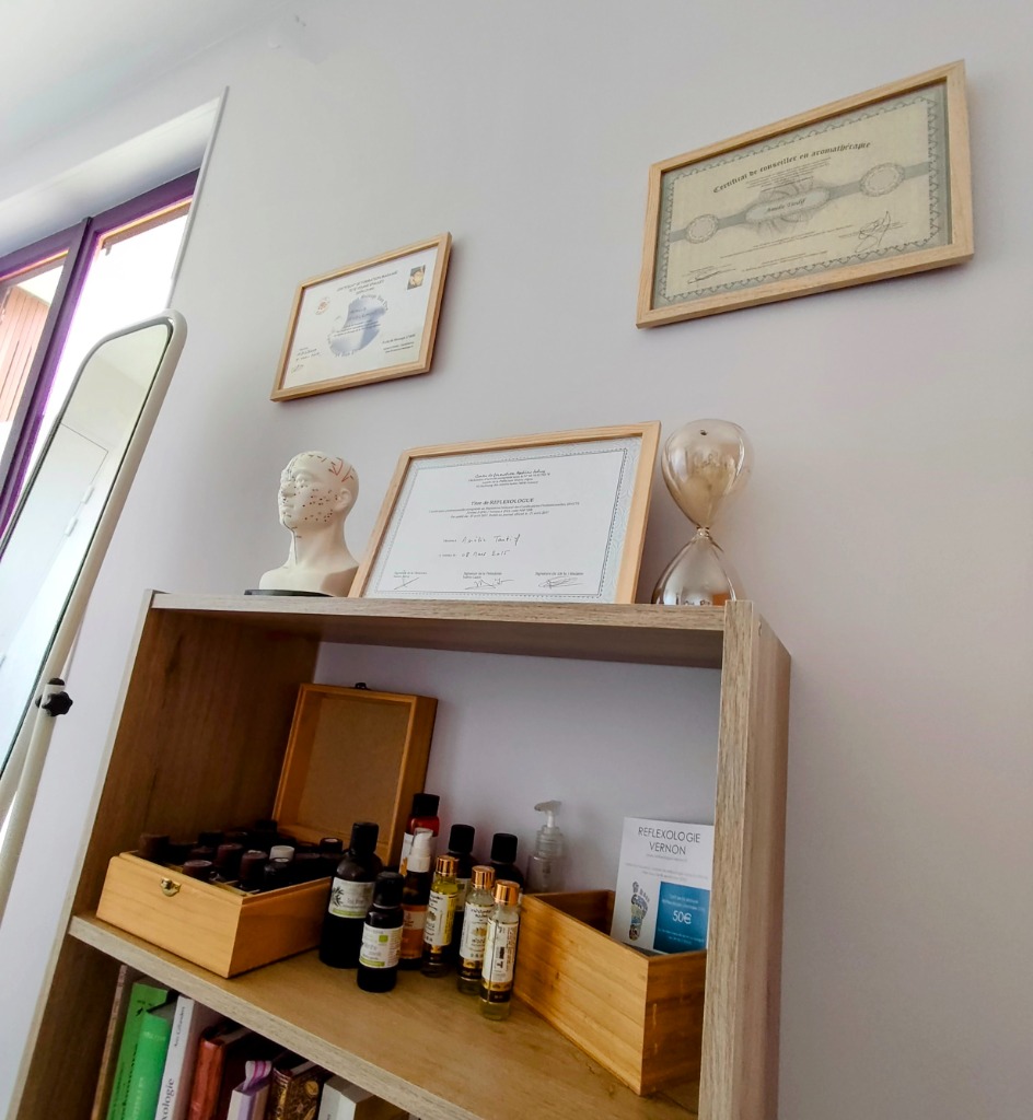 photo diplome Réflexologie Vernon