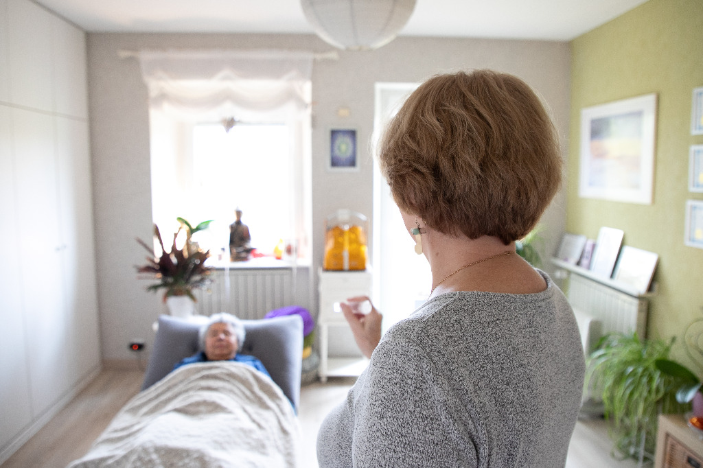 photo seance Annick Marchal Soins de Vie