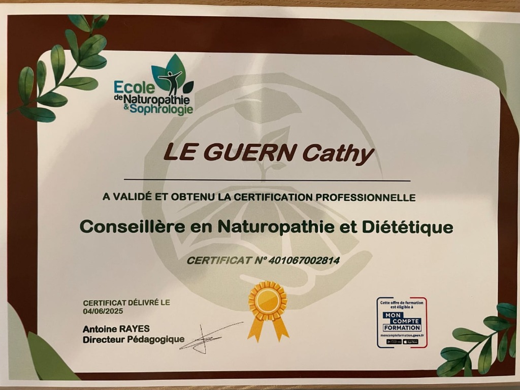 photo diplome Aum’Natura