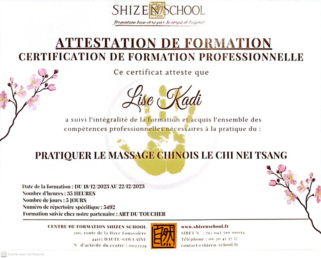 photo diplome Eclat d’Etre