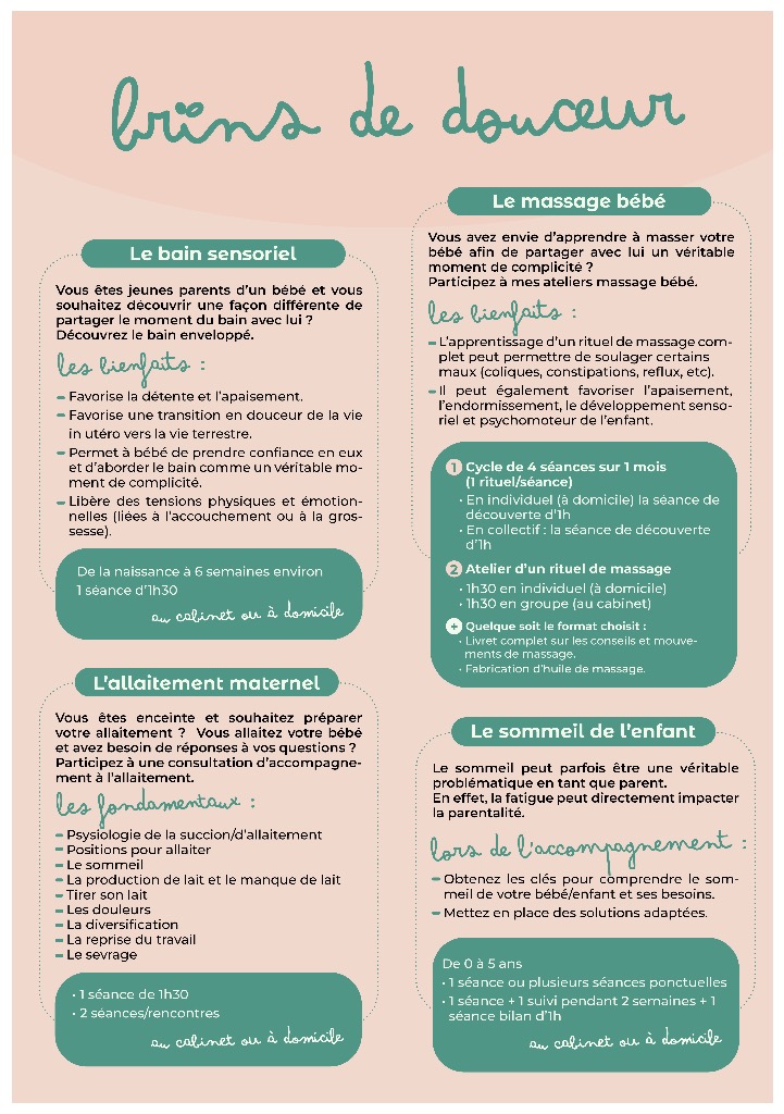 photo activite Brins de douceur 