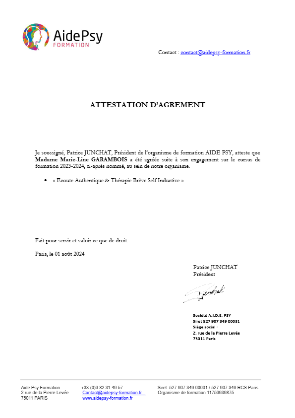 photo diplome Marie-Line Garambois