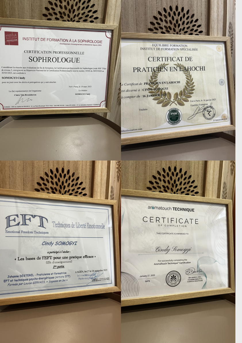 photo diplome Cindy Somogyi 