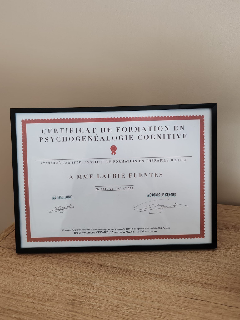 photo diplome Laurie FUENTES