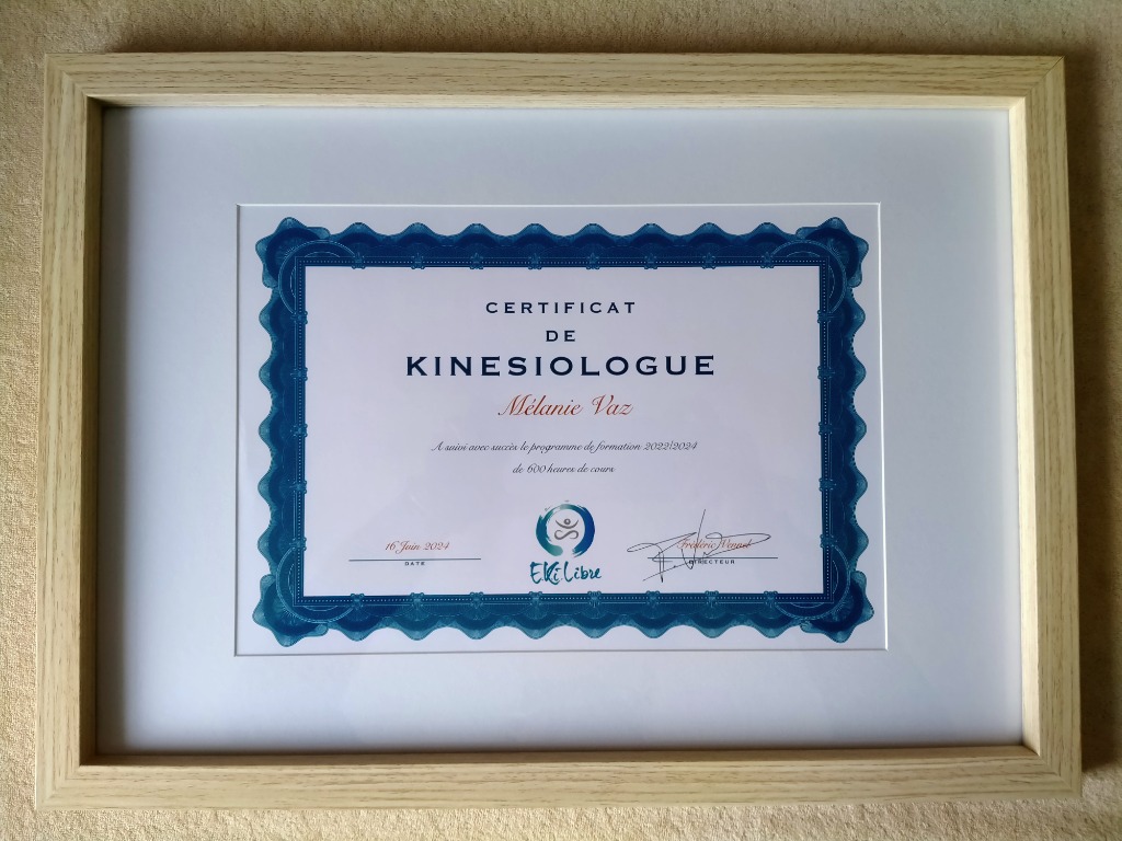 photo diplome Mélanie VAZ