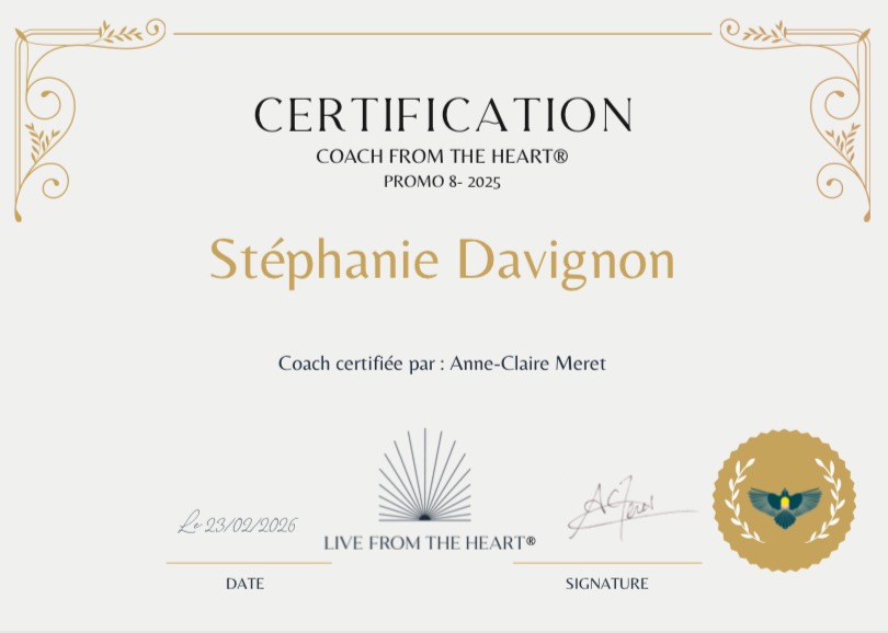 photo diplome Stéphanie Davignon