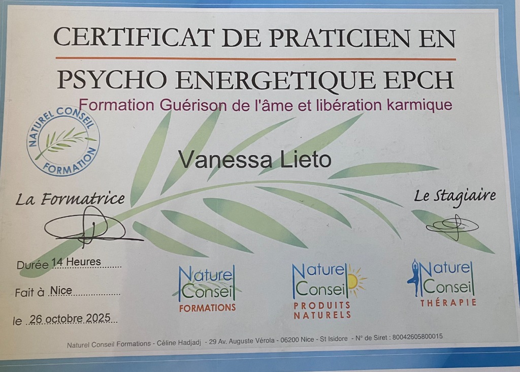 photo diplome Vanessa Lieto