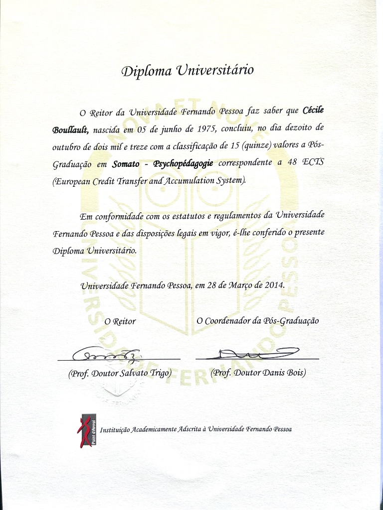 photo diplome Cécile Boullault