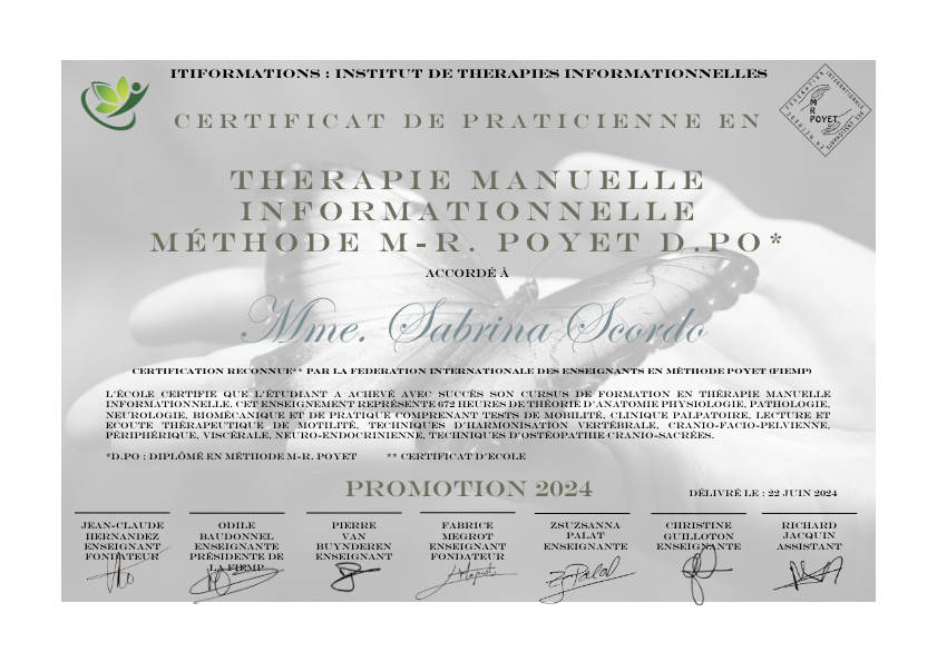 photo diplome Sabrina SCORDO