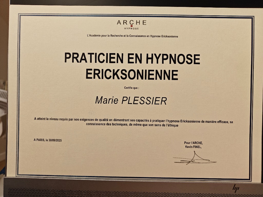 photo diplome Marie Plessier