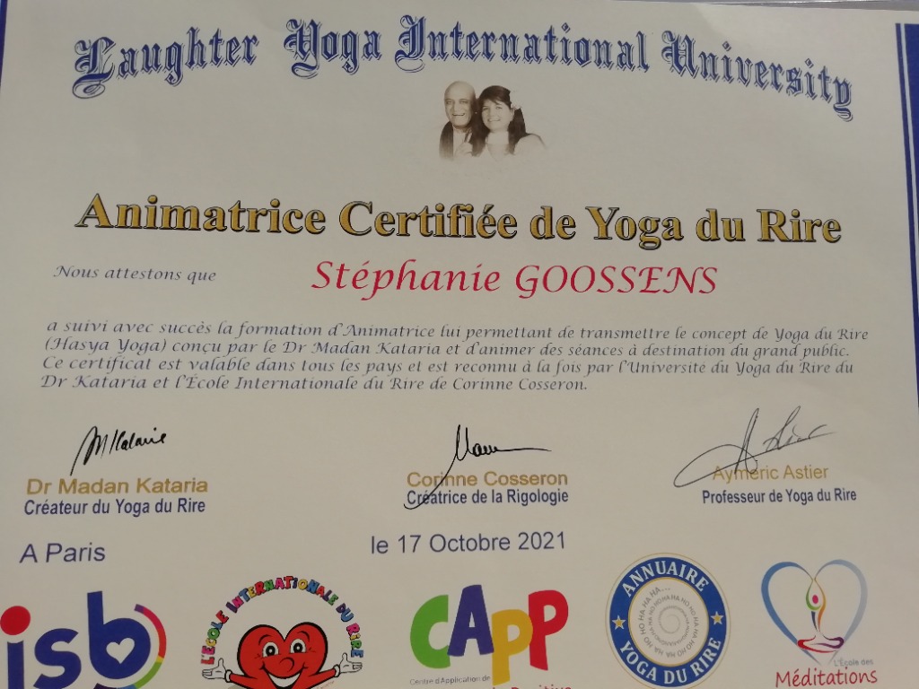 photo diplome STEPHANIE GOOSSENS