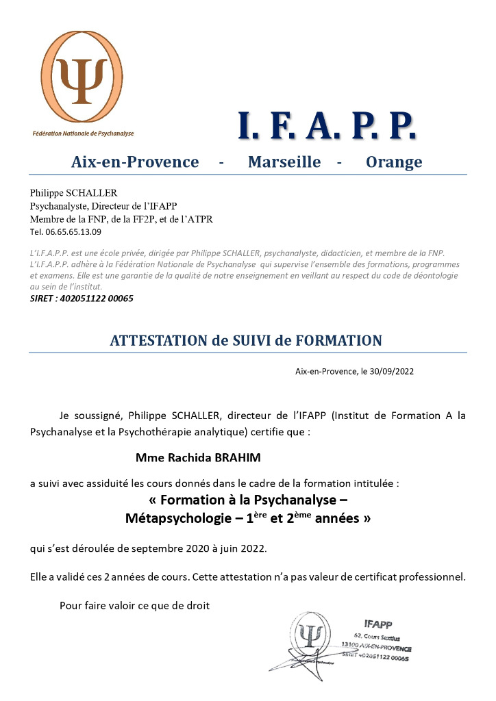 photo activite Rachida Brahim