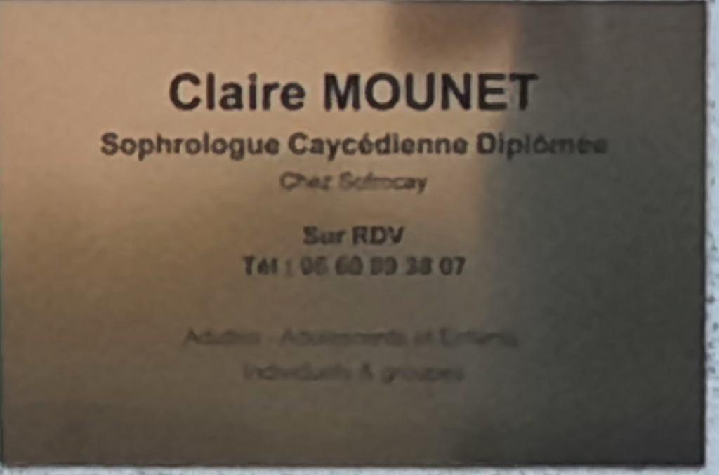 photo activite Claire Mounet