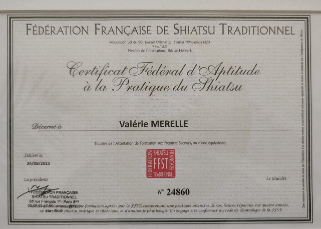 photo diplome Valerie Merelle 